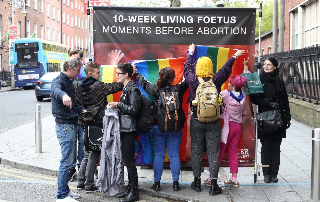 Ireland's Pro-Life campaigners get censored by pro-abortion activists