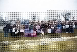 Protest outside Planned Parenthood Fort Wayne