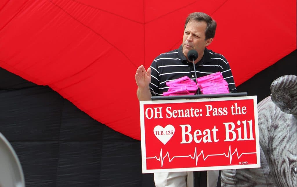 Mark speaking at Heartbeat Bill rally